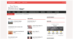 Desktop Screenshot of newsdemocrat.com